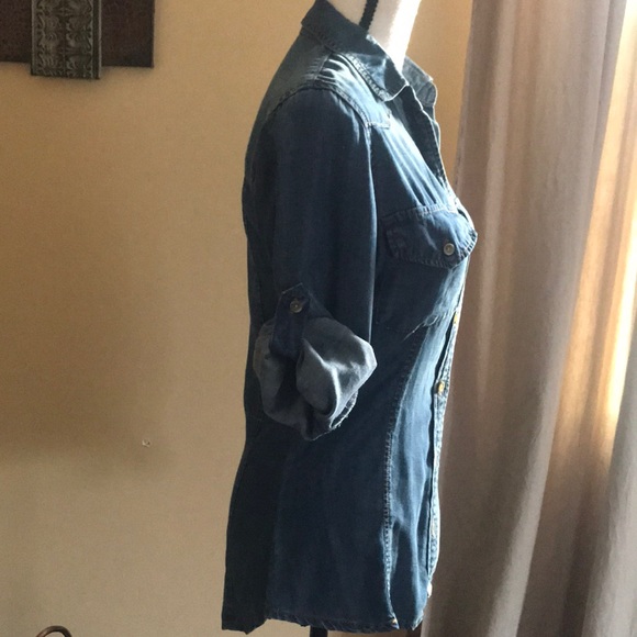 Cloth & Stone Soft Button Up Collared Shirt - Picture 4 of 8